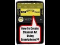 How to create channel artbanner using smartphone