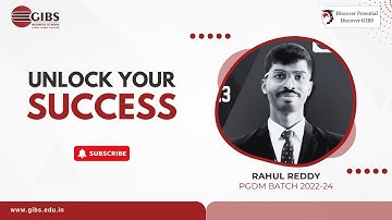 PGDM Batch 2023-25! A Warm Welcome By Rahul Reddy | GIBS Business School | PGDM College in Bangalore