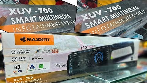 MAHINDRA XUV700 ANDROID | MAXXLINK XUV700 ANDROID MULTIMEDIA PLAYER WITH CAMERA FRAME AND CANBUS