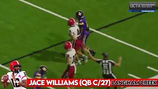 JACE WILLIAMS (Week 5, VARSITY HIGHLIGHTS) 2026 Season. Vs. Jersey Village 