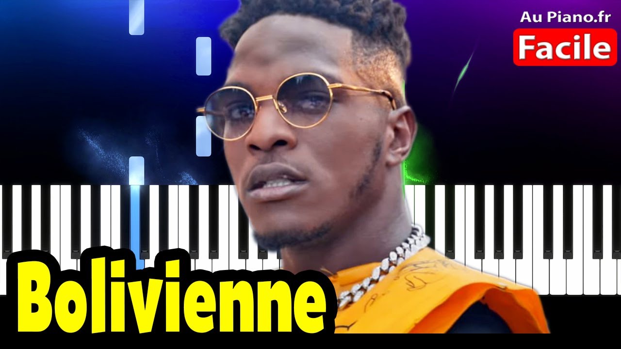 Niska Bolivienne Piano Cover Tutorial Lyrics (Au Piano.fr)