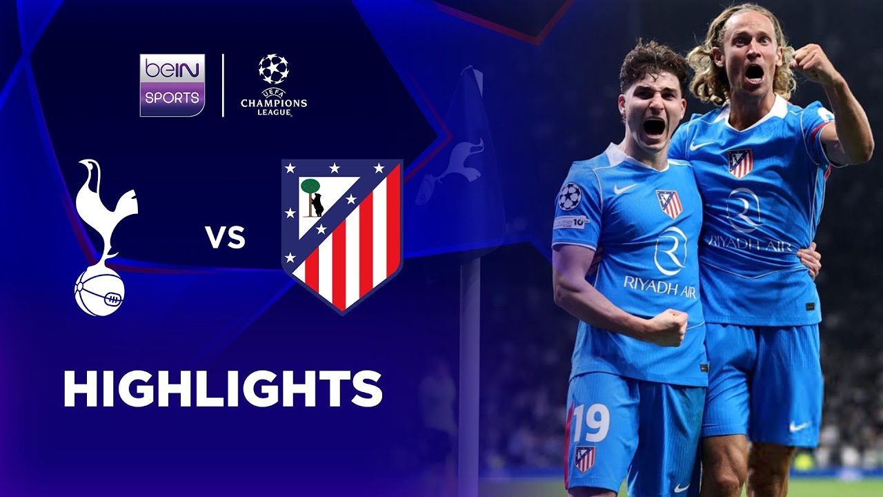 Tottenham Hotspur 3-2 Atlético Madrid (Agg. 5-7) | Champions League 25/26 Match Highlights