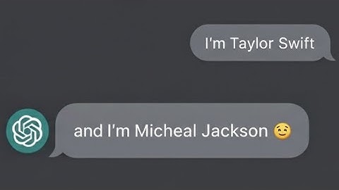 Telling CHATGPT that I