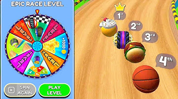 GOING BALLS EPIC RACE LEVEL (ANDROID IOS GAMEPLAY)