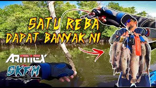 Kutip DiSatu Reba Dapat Banyak Siakap | SKFM x MonsterCraft | Kayak Fishing - ARMiEX