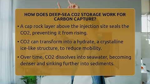 How Does Deep-sea CO2 Storage Work For Carbon Capture? - Talking Tech Trends