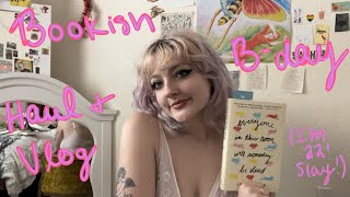 book haul + vlog bc it's my birthday!!