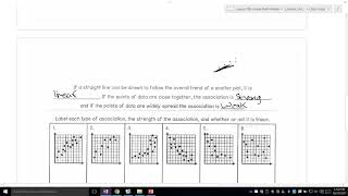 Unit 5 Lesson 1-Scatter Plots and Association