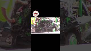 Clip from 2024: Gas Leak @ Meltdown #demolitionderby #justslingintv #gasleak #derbycar #shorts