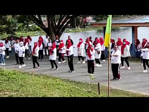 senam hammer dalam HUT RI ke 77 Kabupaten Bone Bolango