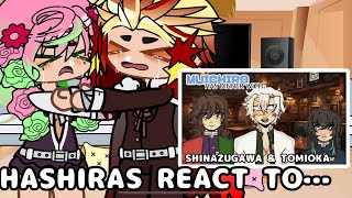 Hashiras React To My Video Demon Slayer Gacha Reaction