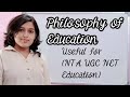 Philosophy of Education #education #net #ignou #500subs #ugcnet