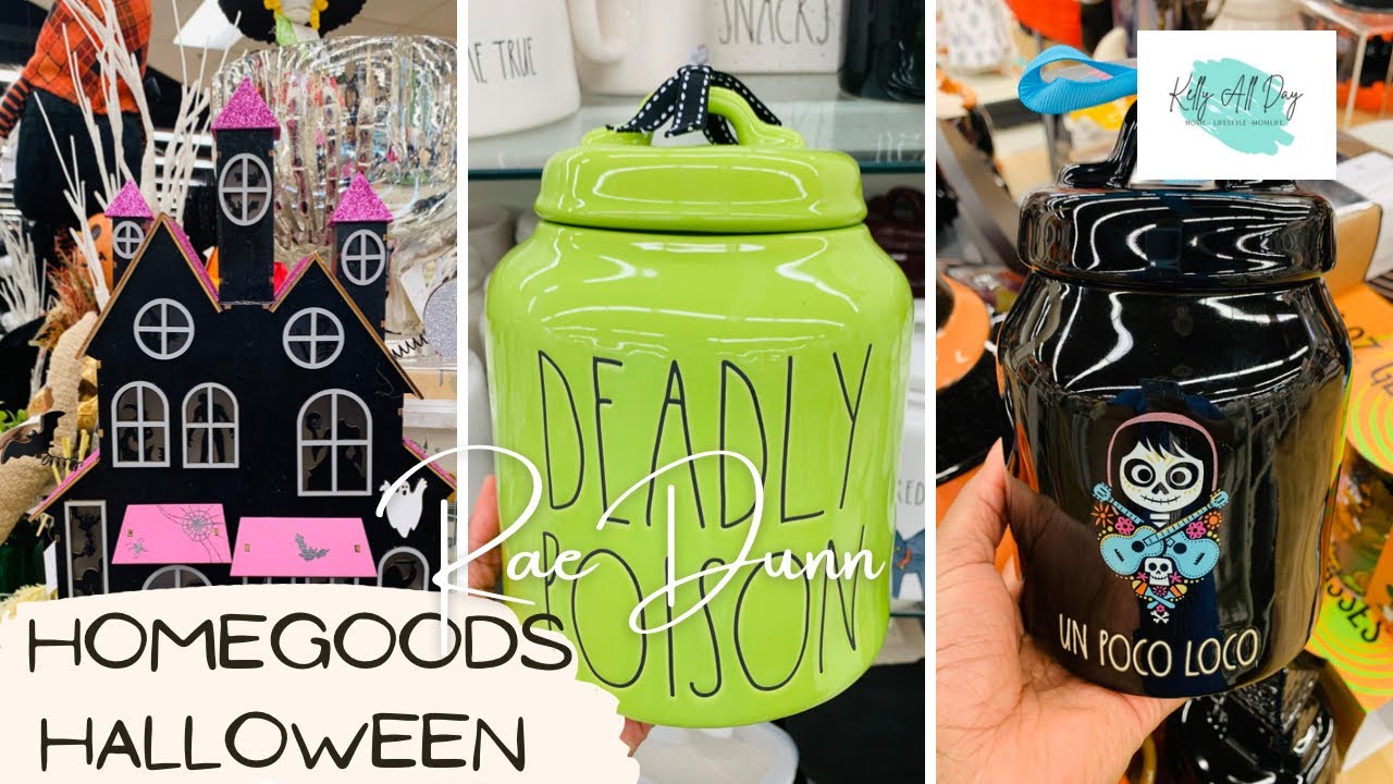 HOMEGOODS HALLOWEEN SHOP WITH ME FOR RAE DUNN, RAE DUNN HUNTING