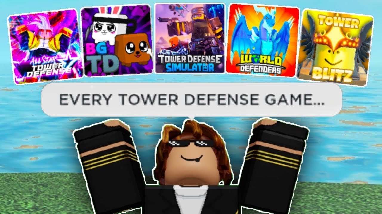 I Played EVERY Roblox TOWER DEFENSE GAME in ONE VIDEO! 