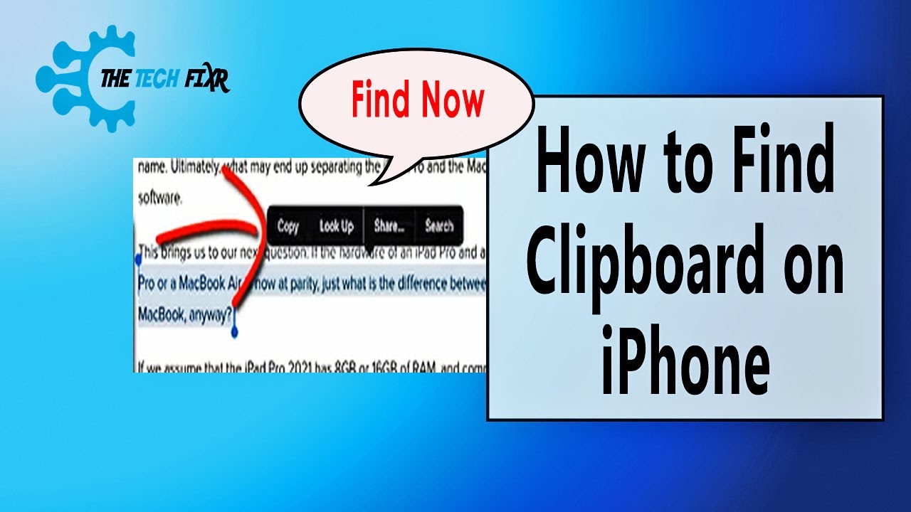 How To Find Clipboard On Iphone?  Simple Solution To Multi-Tasking!