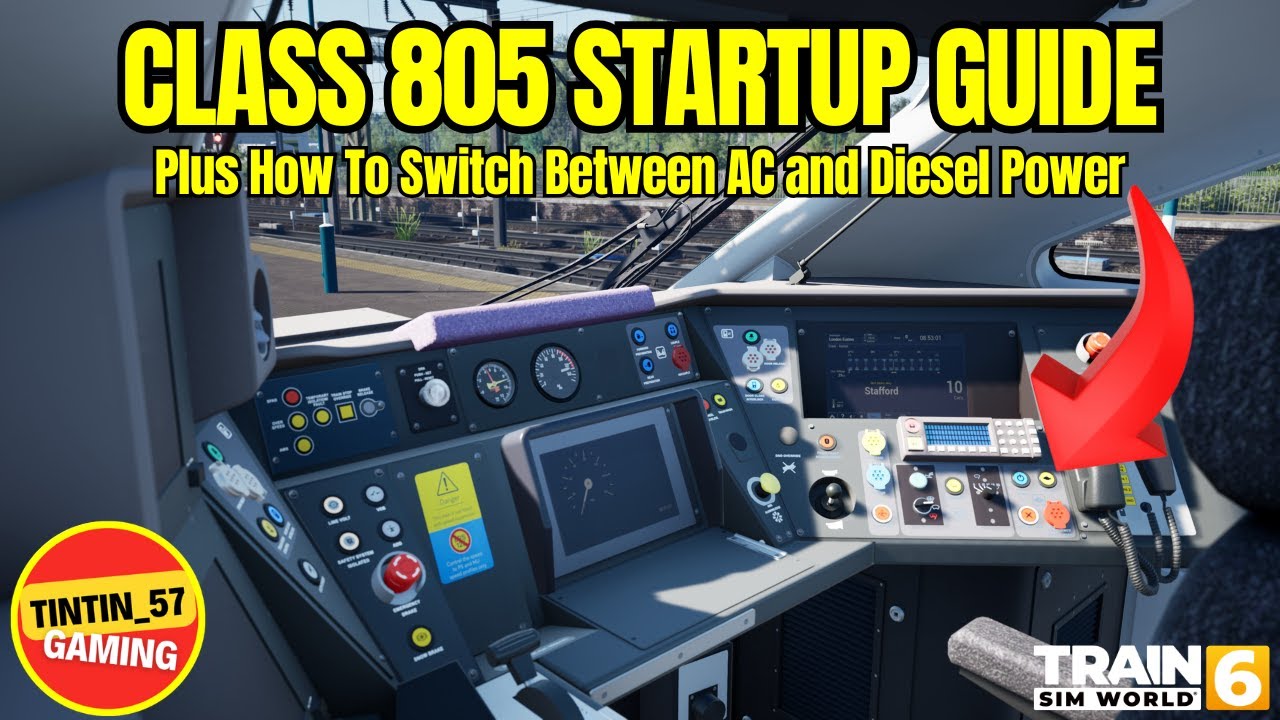 CLASS 805 START‑UP & POWER CHANGE TUTORIAL | AC to Diesel (and Back) Explained
