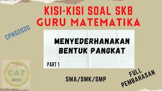 Prediksi soal skb guru matematika sma ...