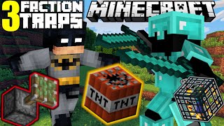3 SIMPLE TRAPS TO PROTECT YOUR FACTION - MINECRAFT