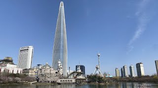 Drapacz chmur Lotte Tower (Sky Seoul) - jeden z najwyższych wieżowców świata 😃