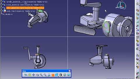 81 Multi View || CATIA V5 Tutorial