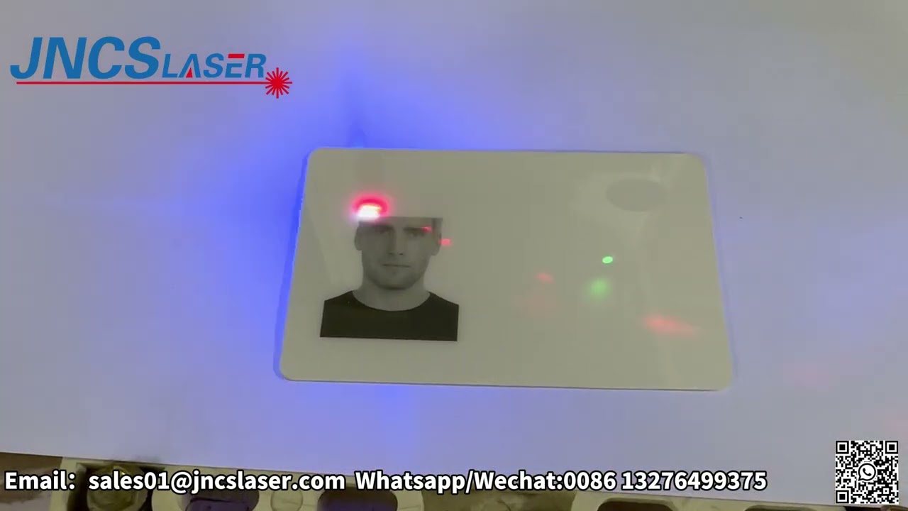 Hot 5W UV laser marking machine for ID card marking,polycarbonate marking, jncslaser