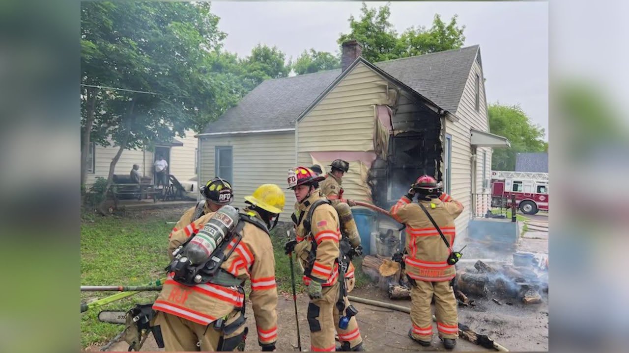 Rockford house fire believed to be accidental - YouTube