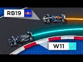 Fastest car in f1 history  mercedes 2020 vs red bull 2023   3d analysis