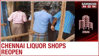Chennai Liquor stores open after 4 months but guidelines being followed only partially