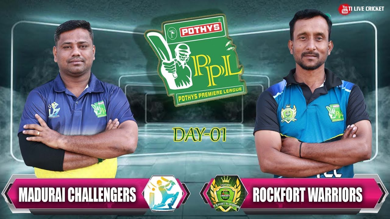 MADURAI CHALLENGERS VS ROCKFORT WARRIORS TRICHY || POTHYS TROPHY 2025 ||  