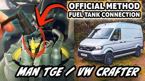 EASY and CHEAP ‘OFFICIAL’ Aux Fuel Tank Connector for MAN TGE / VW Crafter: HOW-TO