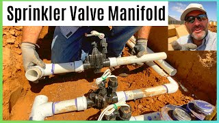 How To Build A Sprinkler Valve Manifold | Valve Installation Tip