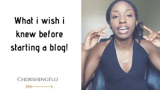 What I wish I knew before starting a blog