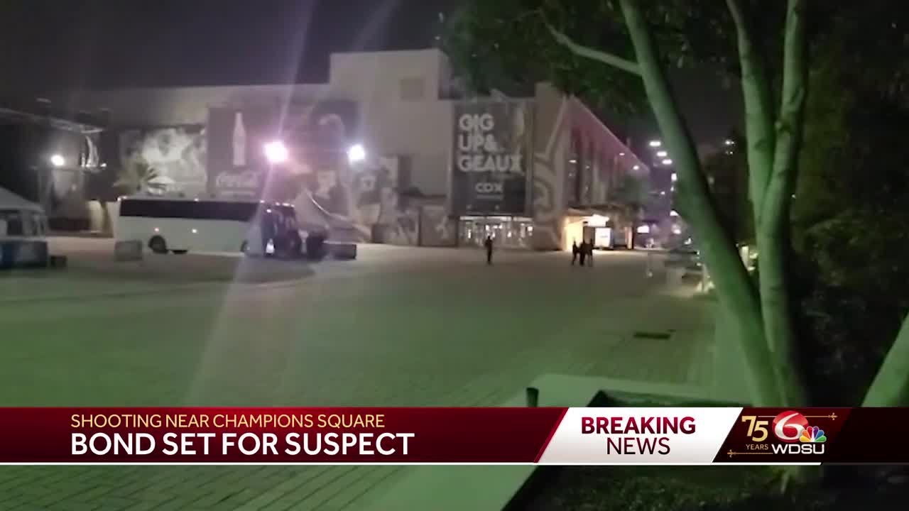 Bond set for suspect in Friday night shooting near Champions Square ...