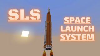 Minecraft: How to build a Rocket in Minecraft (SLS) Minecraft Rocket Tutorial screenshot 5