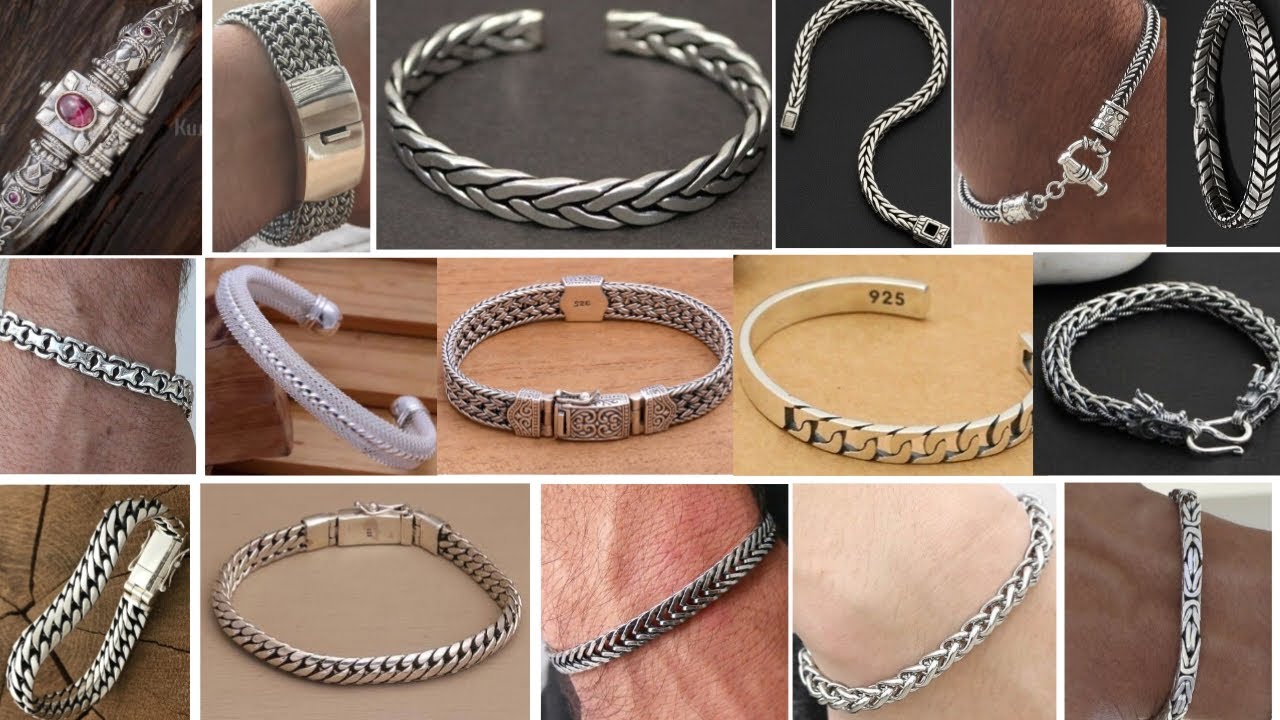 Engraved Bracelet For Men - Silver or Gold Custom Bangle