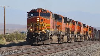 Trains on the Mojave Subdivision: Day 1 | BNSF & Union Pacific Action