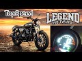 Top Speed GPX Legend 250 Twin II & Accerelation Test by MotoRival