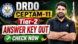 DRDO CEPTAM-11 Tier-2 Answer Key Out 🔥 Check Now | Raise Objection #DRDO