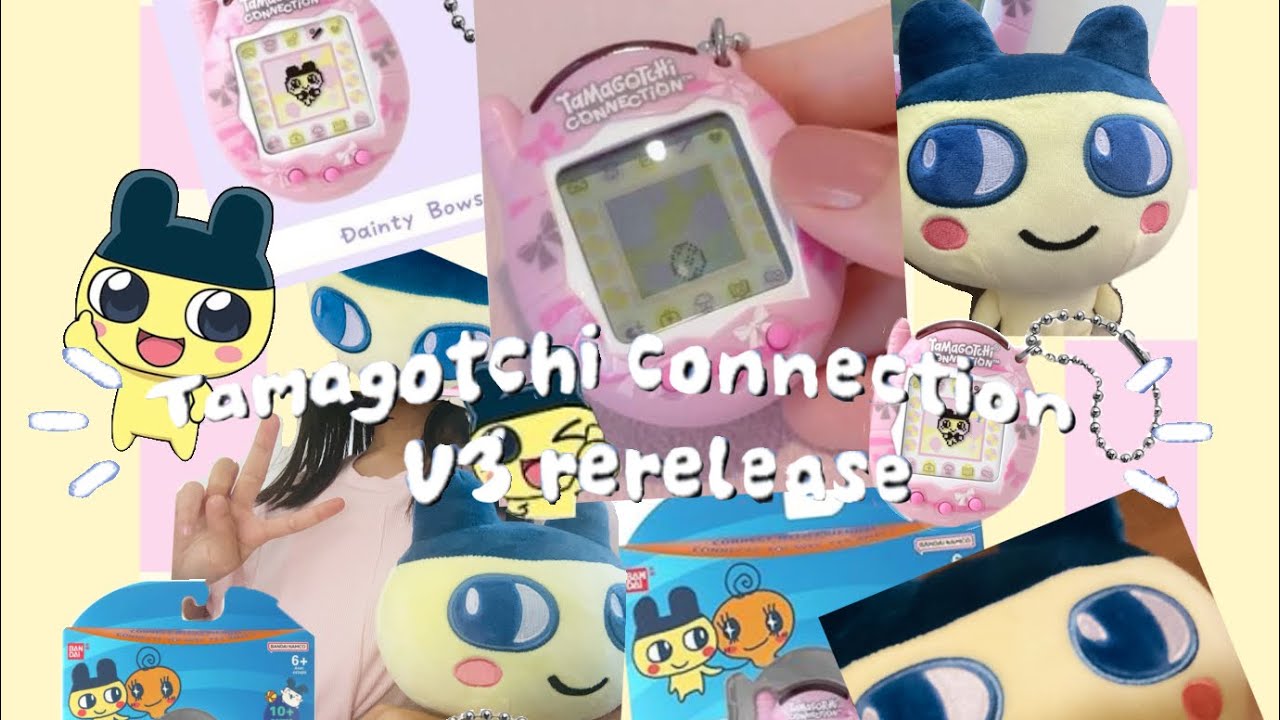 Tamagotchi connection v3 rerelease, (dainty bows) review and gameplay! 🎀🧸 #tamagotchi #coquette 