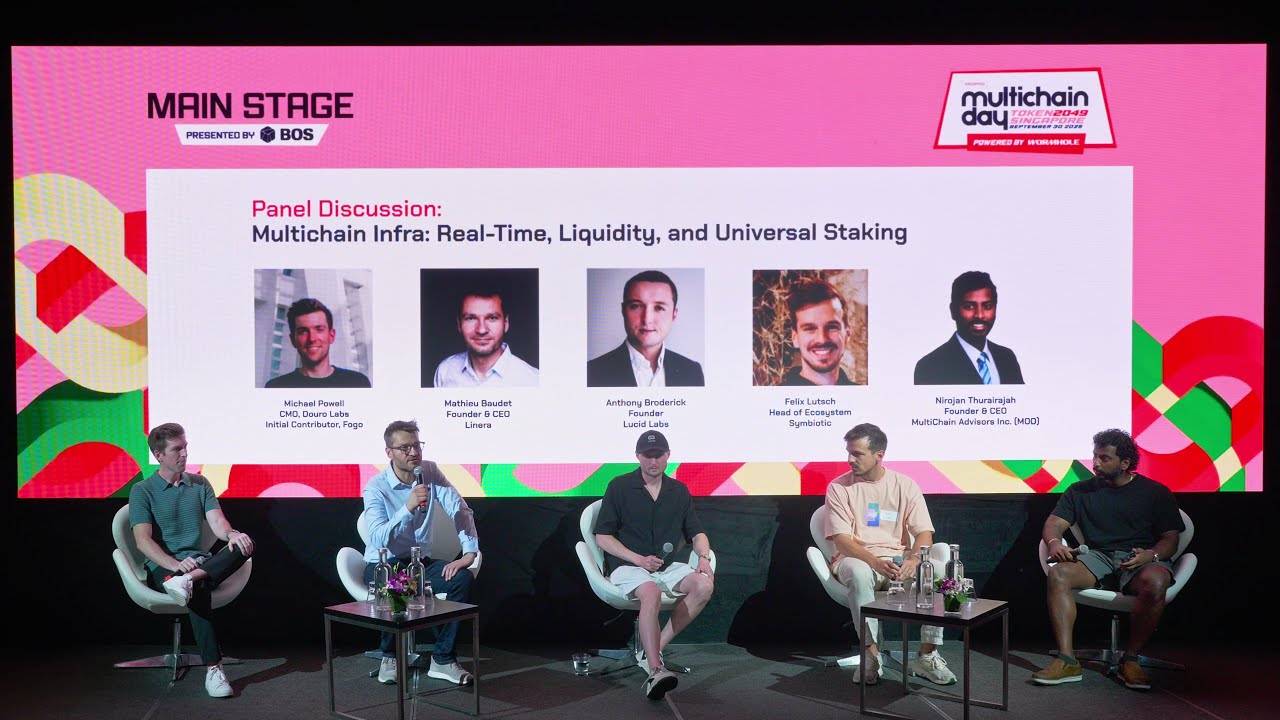 Multichain Infra：Real Time, Liquidity, and Universal Staking ｜ Multichain  Day ｜ TOKEN2049 Singapore