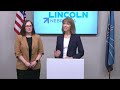 News conference: City of Lincoln Pothole Repair Progress