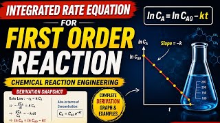 Lecture - 16 Integrated rate equation for first order reaction Bioprocess engineering biotechnology 