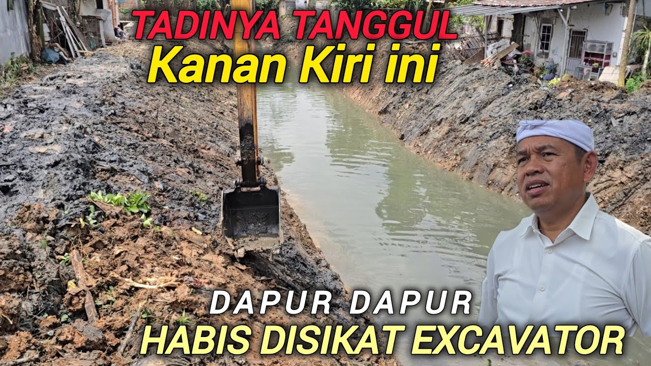 SATU LAGI❗️DETIK DETIK KAMAR MANDI WARGA DITANAM LUMPUR OLEH EXCAVATOR TERGANAS SEJAWA BARAT❗️
