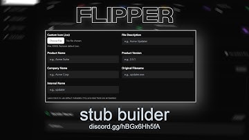 Flipper | Web Based Stub Builder 2025