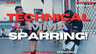 INSANE SKILLS! AMERICAN TOP TEAM MMA SPARRING #boxing #muaythai #mma #kickboxing #bjj #sparring