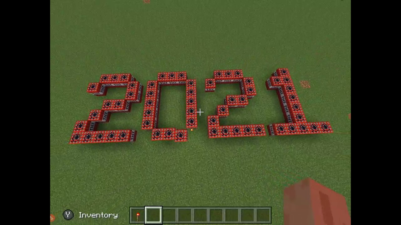 goodbye 2021 welcome 2022 minecraft