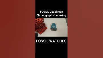 FOSSIL Coachman Chronograph - Unboxing