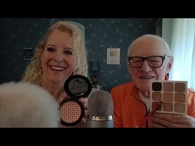 ASMR Doing Your Makeup with Grandpa and Daughter Poe💄(ROLEPLAY, TAPPING, MOUTH SOUNDS)❤️