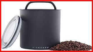 Airscape Kilo Coffee Storage Canister - Large Food Container Patented Airtight Lid 2-Way Valve