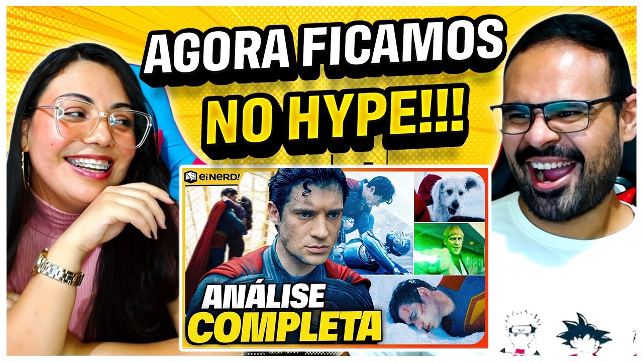 REACT EI NERD | FINALMENTE O SUPERMAN QUE A GENTE QUERIA! - Análise COMPLETA do Trailer Teaser